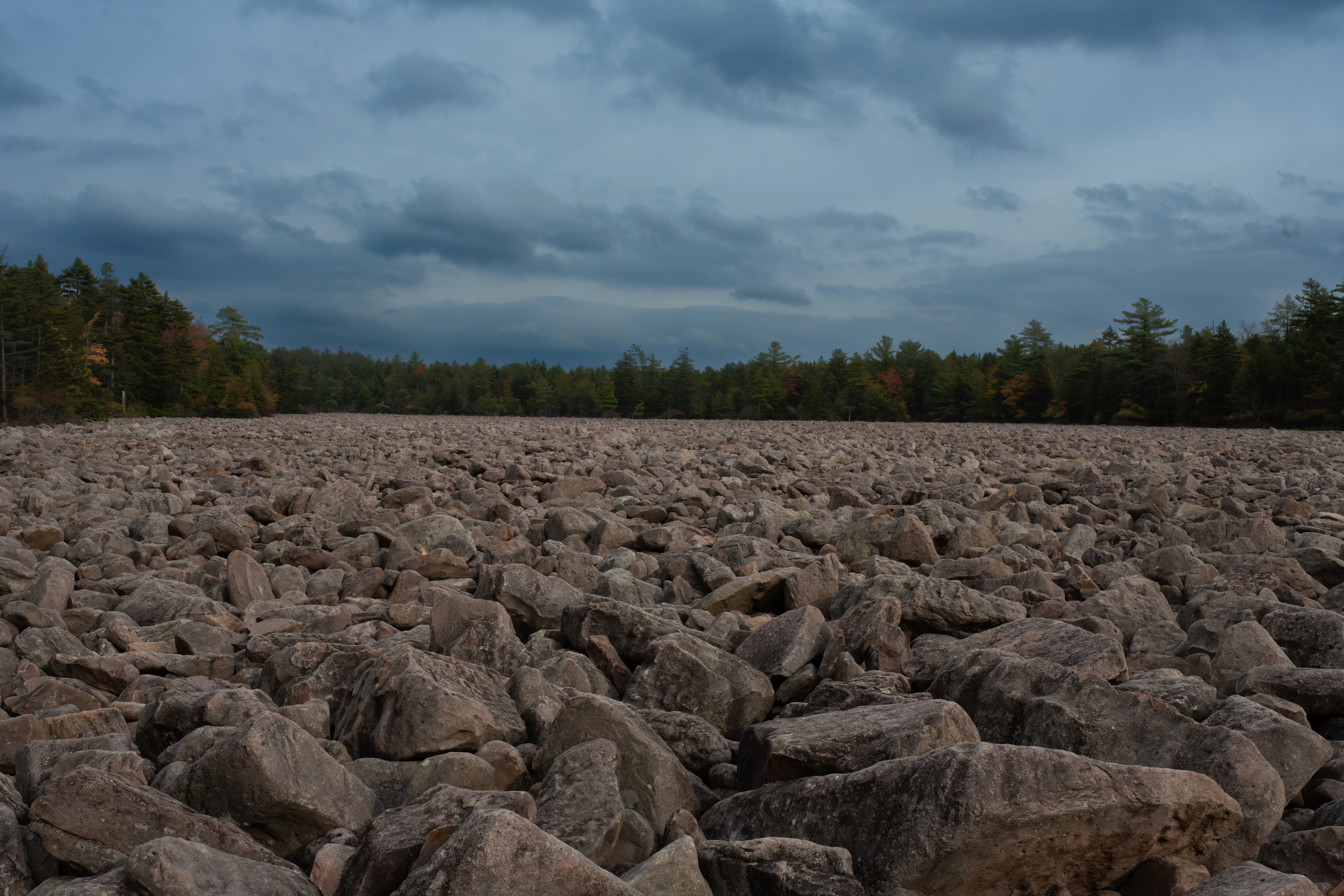 Boulder Field at Hickory Run State Park — a 16-acre Ice Age leftover, 20 minutes from the chalet.
